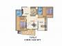 Akash Heritage IX (2BHK+2T (1,222 sq ft) 1222 sq ft)
