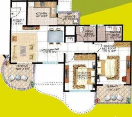 Kolte Patil Cheryl (2BHK+2T (1,160 sq ft) 1160 sq ft)