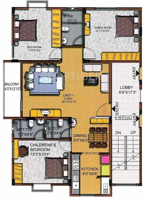 GM Sabha Pearl (3BHK+3T (1,515 sq ft) 1515 sq ft) GM Sabha Pearl (3BHK+3T (1,515 sq ft) 1515 sq ft)