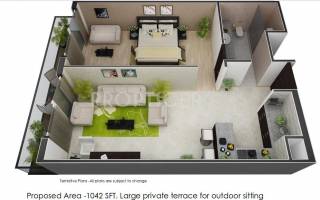 Baani City Center (1BHK+1T (1,042 sq ft) 1042 sq ft) Baani City Center (1BHK+1T (1,042 sq ft) 1042 sq ft)