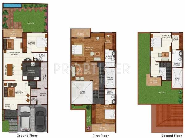 MIMS Crescenta (4BHK+4T (3,300 sq ft)   Servant Room 3300 sq ft)