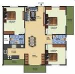 SN Fen Breeze (3BHK+3T (1,484 sq ft) 1484 sq ft)