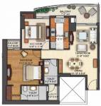Shipra Sky City (2BHK+2T (1,425 sq ft) 1425 sq ft)