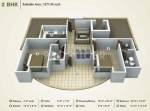 Sokhal Aradhana Residency (2BHK+2T (1,277 sq ft) 1277 sq ft)