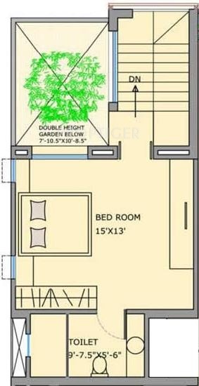 RED Cascade (4BHK+4T (3,300 sq ft) + Study Room 3300 sq ft)