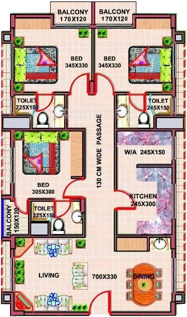 Santhi Sreyas (3BHK+3T (1,570 sq ft) 1570 sq ft) Santhi Sreyas (3BHK+3T (1,570 sq ft) 1570 sq ft)