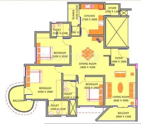 Nagpal Silver Streak (3BHK+3T (1,767 sq ft) 1767 sq ft) Nagpal Silver Streak (3BHK+3T (1,767 sq ft) 1767 sq ft)
