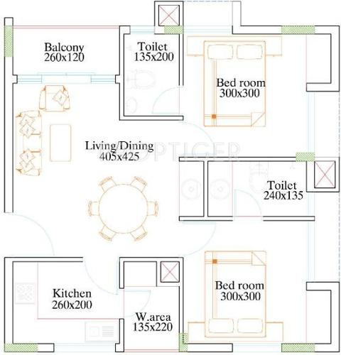 Kalpaka Kalpaka Vrindavan (2BHK+2T (817 sq ft) 817 sq ft) Kalpaka Kalpaka Vrindavan (2BHK+2T (817 sq ft) 817 sq ft)
