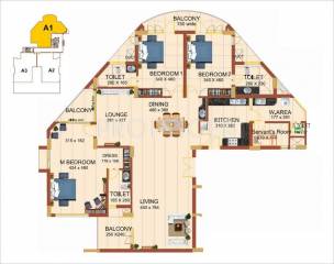 Artech Artech City Kalyani (3BHK+3T (2,700 sq ft) 2700 sq ft)