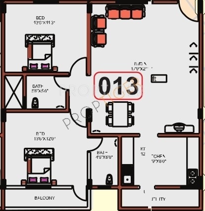Vmaks Chalet (2BHK+2T (1,305 sq ft) 1305 sq ft) Vmaks Chalet (2BHK+2T (1,305 sq ft) 1305 sq ft)