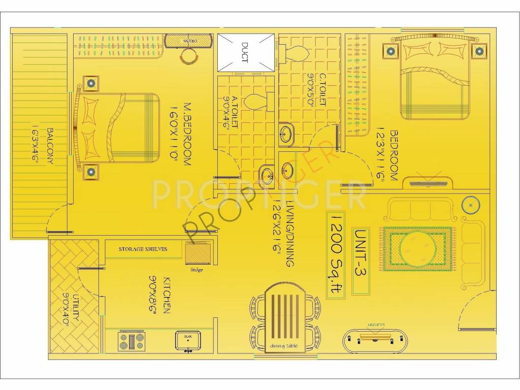 Mahaghar Kings and Queen (2BHK+2T (1,200 sq ft) 1200 sq ft) Mahaghar Kings and Queen (2BHK+2T (1,200 sq ft) 1200 sq ft)