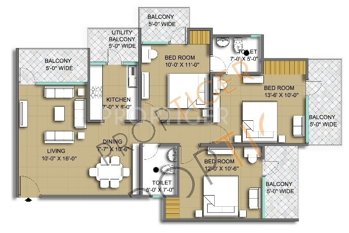 Mascot Manorath (3BHK+2T (1,395 sq ft) 1395 sq ft) Mascot Manorath (3BHK+2T (1,395 sq ft) 1395 sq ft)