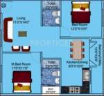 DS DSMAX SANSKRUTHI (2BHK+2T (1,053 sq ft) 1053 sq ft)
