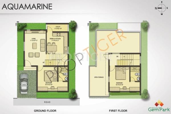 Artha GemPark (2BHK+2T (1,271 sq ft) 1271 sq ft)