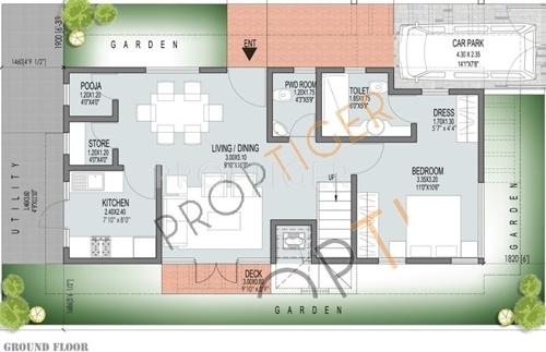 JS Lotus (3BHK+4T (1,857 sq ft) + Pooja Room 1857 sq ft)