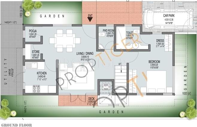 JS Lotus (3BHK+4T (1,857 sq ft) + Pooja Room 1857 sq ft)