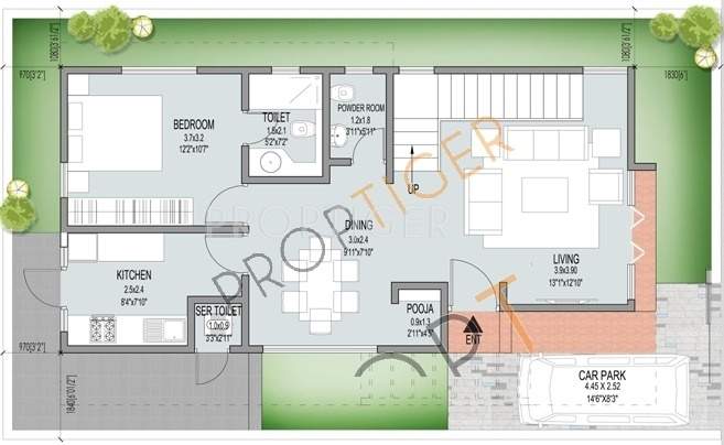 JS Lotus (3BHK+4T (1,898 sq ft) + Pooja Room 1898 sq ft)