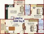 PSR Flora (2BHK+2T (1,090 sq ft) 1090 sq ft)