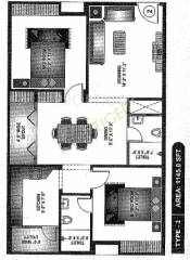 Malibu Bonita (2BHK+2T (1,145 sq ft) 1145 sq ft)
