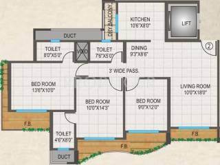 Rajesh Raj Splendour (3BHK+3T (1,350 sq ft) 1350 sq ft) Rajesh Raj Splendour (3BHK+3T (1,350 sq ft) 1350 sq ft)