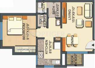 Lodha Casa Royale (1BHK+1T (585 sq ft) 585 sq ft) Lodha Casa Royale (1BHK+1T (585 sq ft) 585 sq ft)