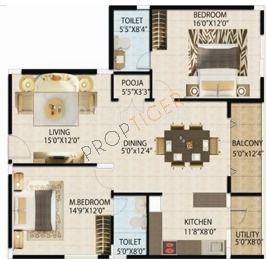 ATZ Grandeur (2BHK+2T (1,365 sq ft) Pooja Room 1365 sq ft) ATZ Grandeur (2BHK+2T (1,365 sq ft) Pooja Room 1365 sq ft)