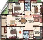 Mahaveer Oleander (3BHK+3T (1,522 sq ft) 1522 sq ft)