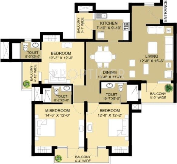 Eldeco Swagatam (3BHK+3T (1,805 sq ft) 1805 sq ft) Eldeco Swagatam (3BHK+3T (1,805 sq ft) 1805 sq ft)