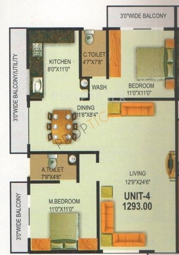 Nishitas Srishanta (2BHK+2T (1,212 sq ft) 1212 sq ft) Nishitas Srishanta (2BHK+2T (1,212 sq ft) 1212 sq ft)