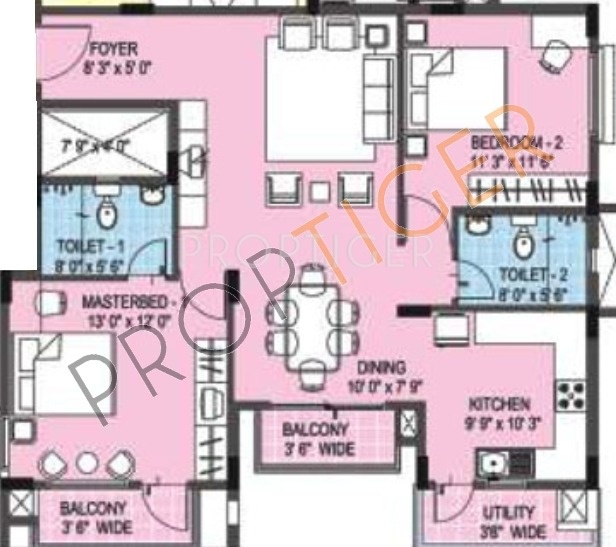 Paramount Pilatus (2BHK+2T (1,195 sq ft) 1195 sq ft) Paramount Pilatus (2BHK+2T (1,195 sq ft) 1195 sq ft)