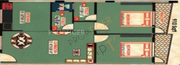 Shakthi Om Shakthi Bhuvana (2BHK+2T (910 sq ft) 910 sq ft)