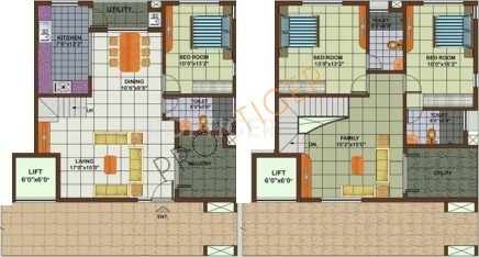 Astro Rosewood Regency (3BHK+3T (2,011 sq ft) 2011 sq ft)