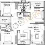 CMRS 12 Square (3BHK+3T (1,575 sq ft) 1575 sq ft) CMRS 12 Square (3BHK+3T (1,575 sq ft) 1575 sq ft)