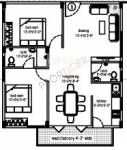 Paras Paras Manyata Phase1 (2BHK+2T (1,113 sq ft) 1113 sq ft)