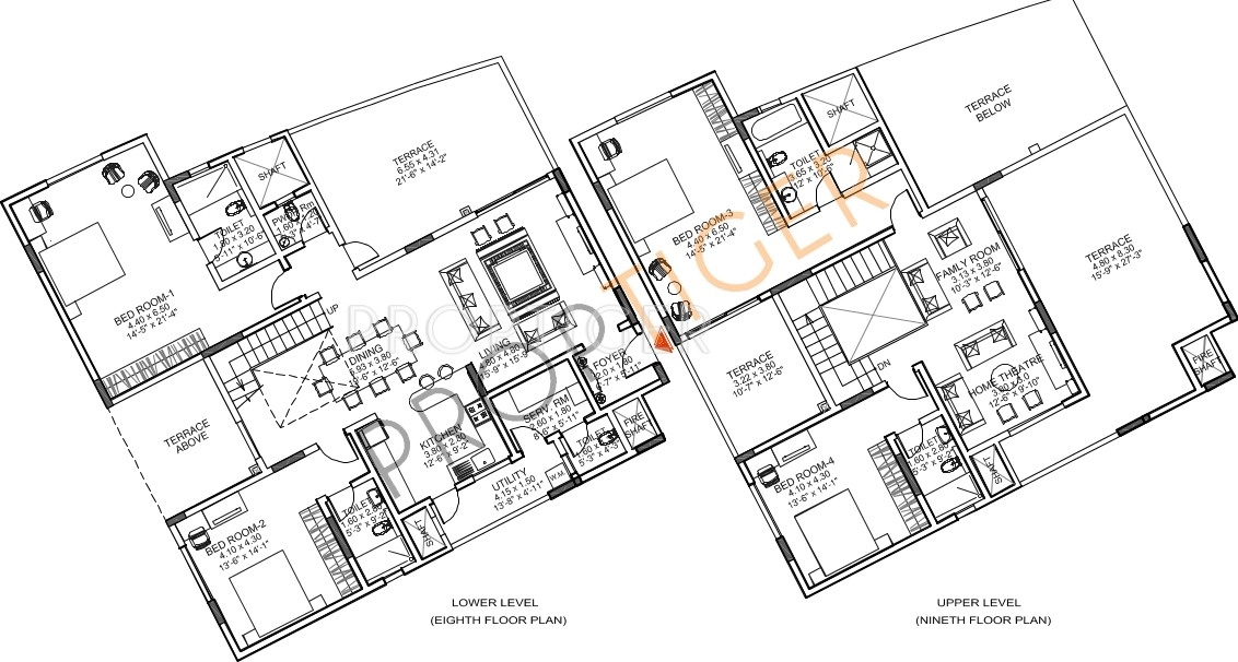 Sobha Carnation (4BHK+5T (3,863.66 sq ft) 3863 sq ft)