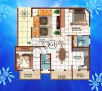 Sahasra Pride (2BHK+2T (1,121 sq ft) 1121 sq ft) Sahasra Pride (2BHK+2T (1,121 sq ft) 1121 sq ft)