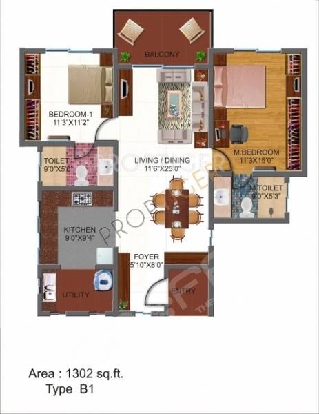 Vigneshwara Cedar Woods (2BHK+2T (1,302 sq ft) 1302 sq ft) Vigneshwara Cedar Woods (2BHK+2T (1,302 sq ft) 1302 sq ft)