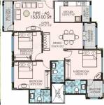 Chitrakut Environs (3BHK+3T (1,530 sq ft) 1530 sq ft) Chitrakut Environs (3BHK+3T (1,530 sq ft) 1530 sq ft)