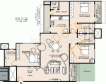 Sobha Jasmine (3BHK+4T (2,172 sq ft)   Servant Room 2172 sq ft)