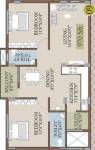 Radiant Celesta (2BHK+2T (970 sq ft) 970 sq ft)