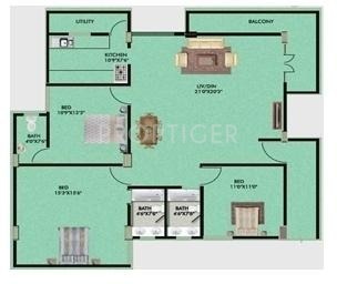 Vmaks Vachan (3BHK+3T (1,575 sq ft) 1575 sq ft)