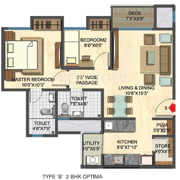 Casa Rio Gold Floor Plan - floorplans.click