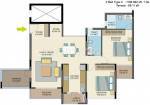 Nitesh Caesars Palace (2BHK+2T (1,196 sq ft) 1196 sq ft) Nitesh Caesars Palace (2BHK+2T (1,196 sq ft) 1196 sq ft)
