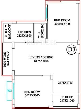 Team Patther Panchali (2BHK+2T (1,050 sq ft) 1050 sq ft)