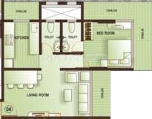 Kamla Aquina (1BHK+1T (680 sq ft) 680 sq ft) Kamla Aquina (1BHK+1T (680 sq ft) 680 sq ft)