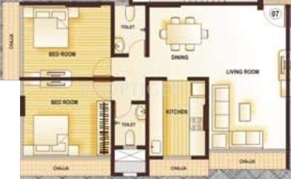 Kamla Aquina (2BHK+2T (1,040 sq ft) 1040 sq ft) Kamla Aquina (2BHK+2T (1,040 sq ft) 1040 sq ft)