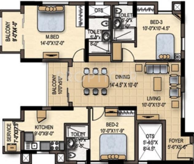 Marg Savithanjali (3BHK+3T (1,500 sq ft) 1500 sq ft) Marg Savithanjali (3BHK+3T (1,500 sq ft) 1500 sq ft)