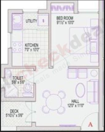 Vasavi Aaram (1BHK+1T (546 sq ft) 546 sq ft)
