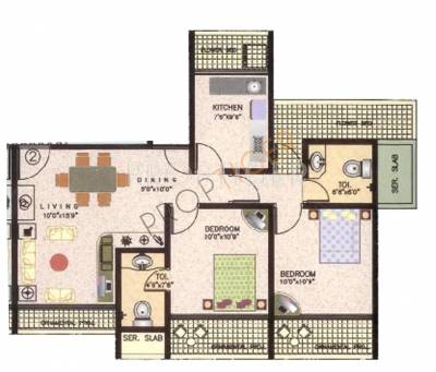 Sanghvi Galaxy (2BHK+2T (1,260 sq ft) 1260 sq ft) Sanghvi Galaxy (2BHK+2T (1,260 sq ft) 1260 sq ft)