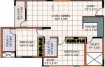 Century Commanders Vista (2BHK+2T (1,084 sq ft) 1084 sq ft) Century Commanders Vista (2BHK+2T (1,084 sq ft) 1084 sq ft)